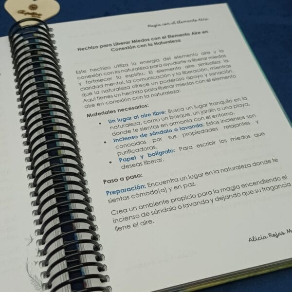 Libreta de Magia con el Elemento Aire - Imagen 6
