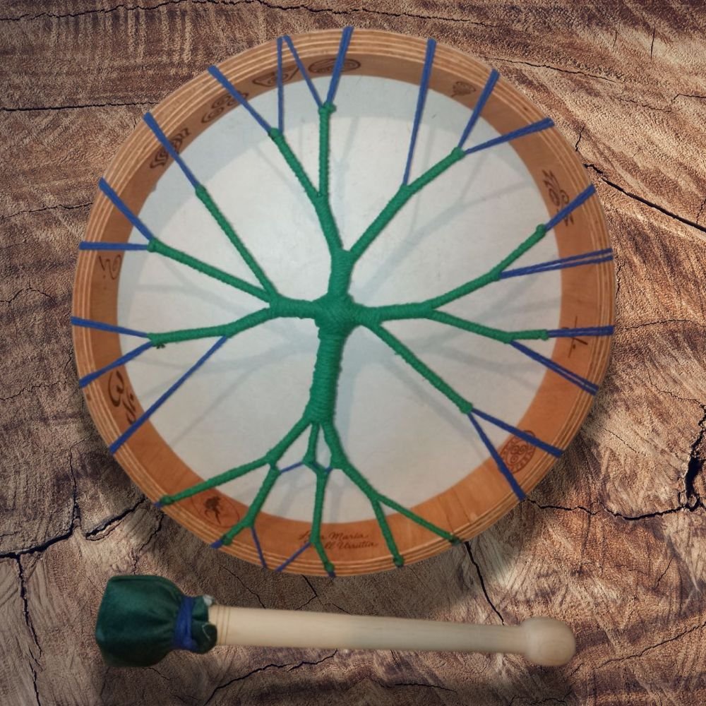 Tambor Chamánico Personalizado 40 cm (Tú eliges el simbolo) - Imagen 2